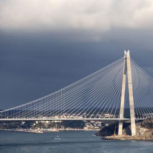 Pont Yavuz Sultan Selim, Istanbul, Michel Virlogeux et Jean-François Klein concepteurs