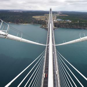 Pont Yavuz Sultan Selim, Istanbul, Michel Virlogeux et Jean-François Klein concepteurs